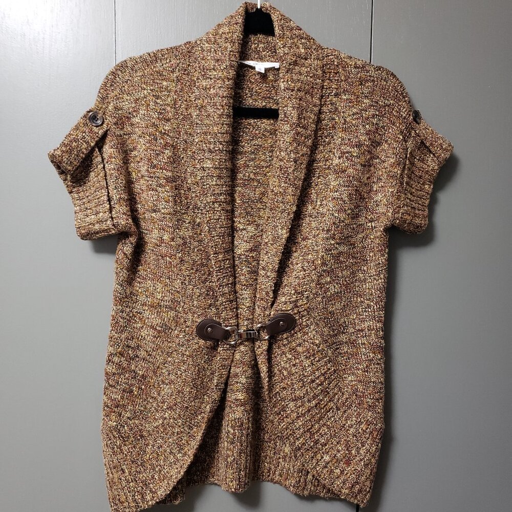 Cleo Short Sleeve Buckle Close Cardigan